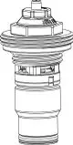 IMI-Hydronic-Engineering-IMI-HEIMEIER-Ersatz-Oberteil-Dynacon-Eclipse-mit-automatischer-Durchflussregelung-9340-00-300 gallery number 1